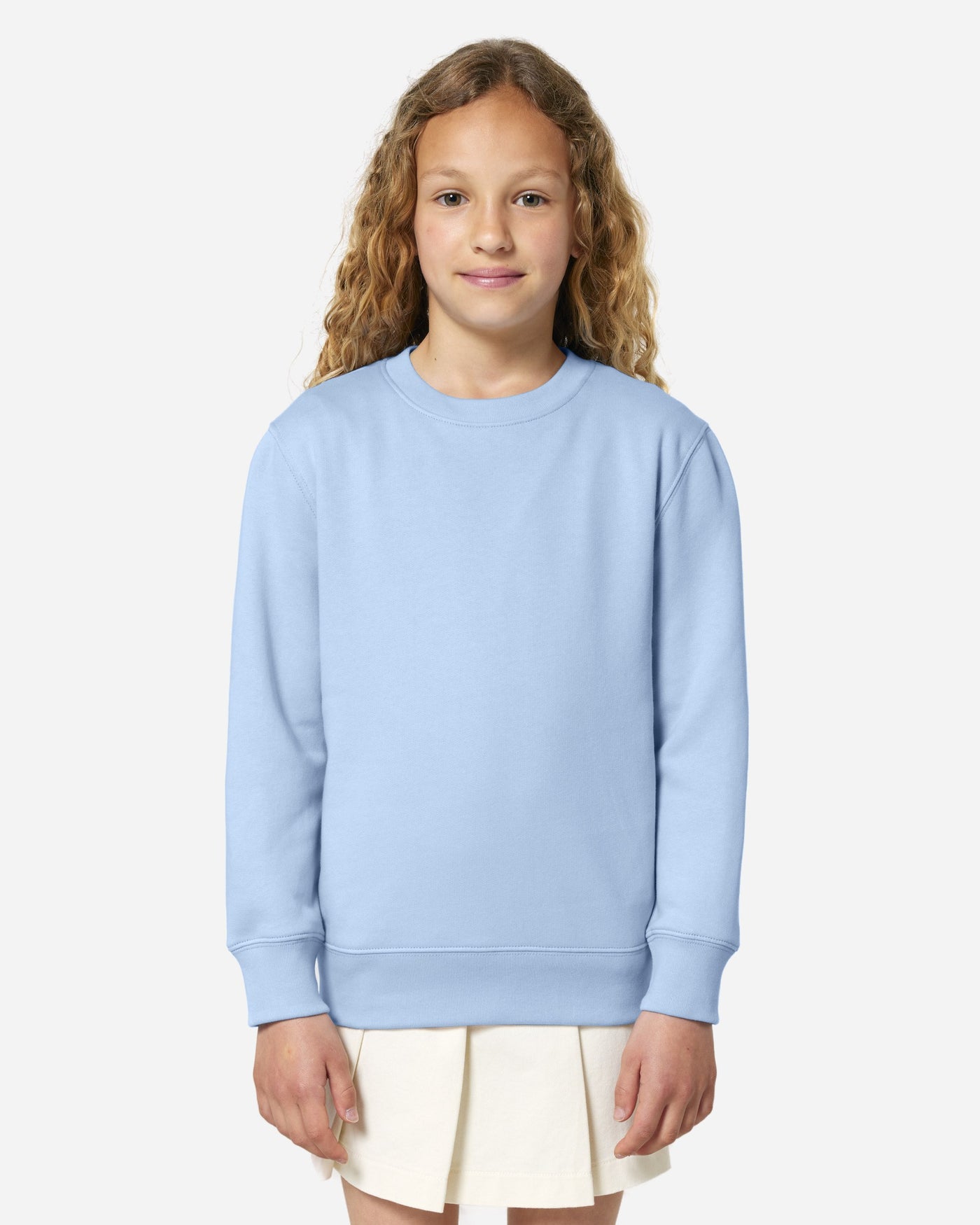 Sweat enfant Mini Changer 2.0 porté, coloris Blue Soul