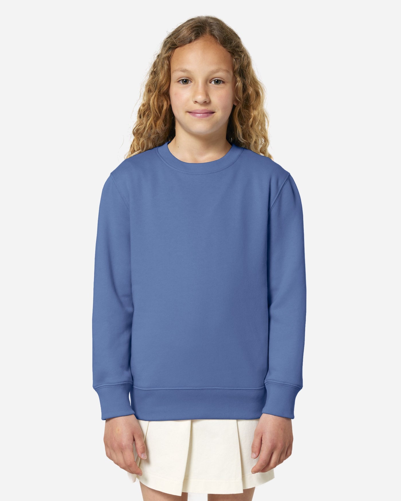 Sweat enfant Mini Changer 2.0 porté, coloris Bright Blue