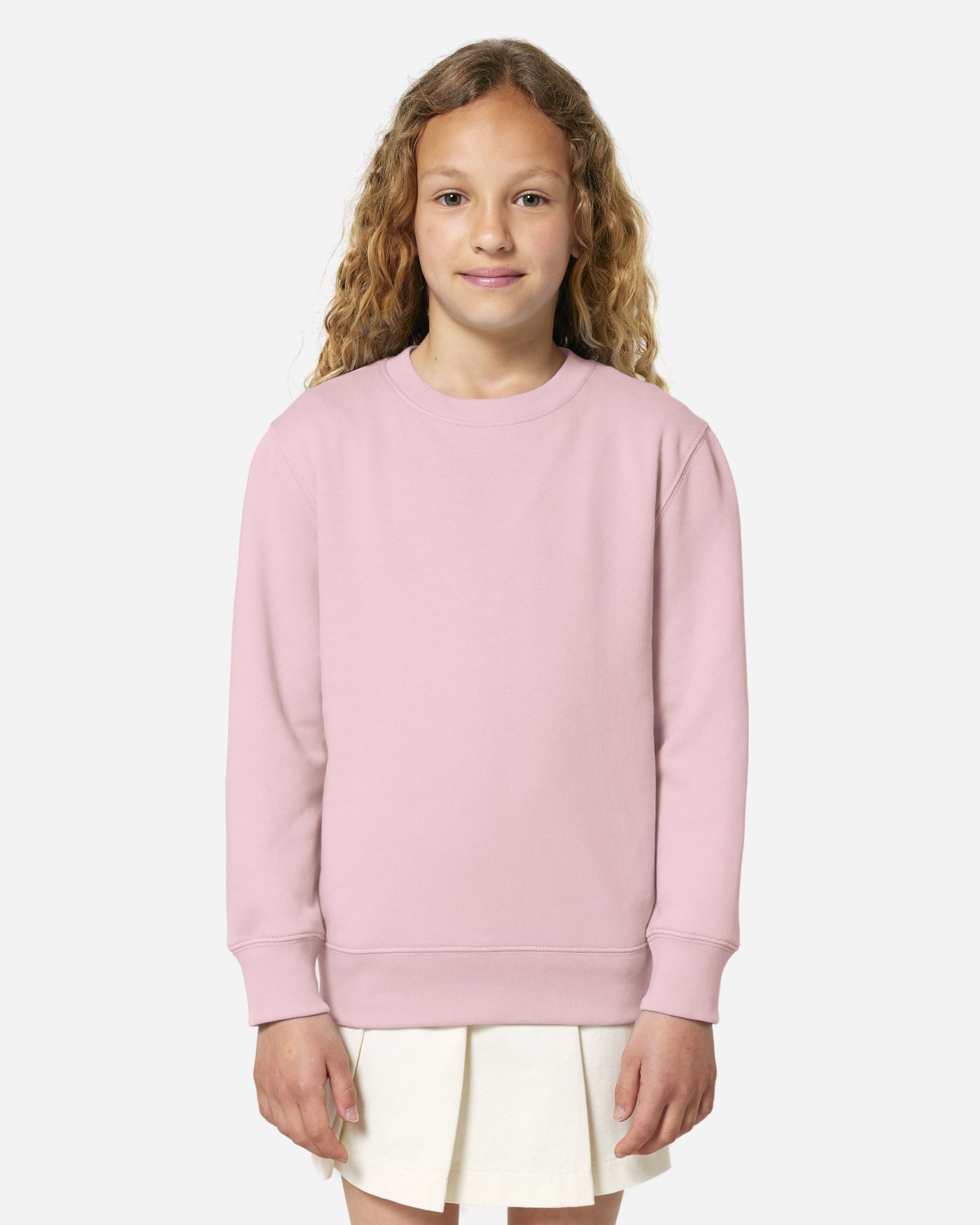 Sweat enfant Mini Changer 2.0 porté, coloris Cotton Pink