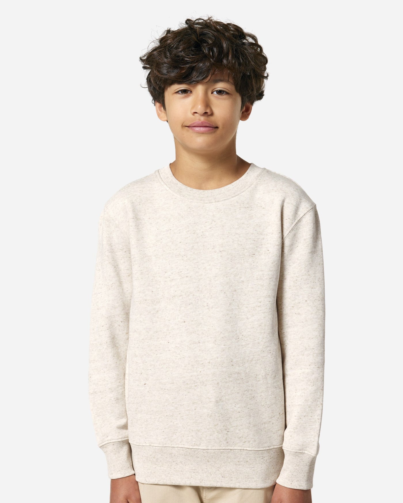 Sweat enfant Mini Changer 2.0 porté, coloris Eco-Heather