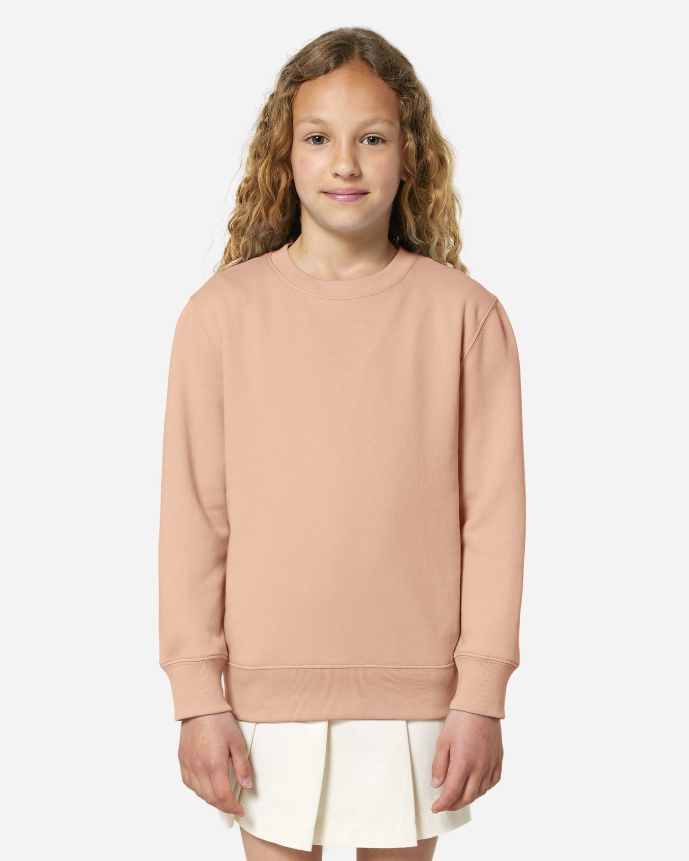 Sweat enfant Mini Changer 2.0 porté, coloris Fraiche Peche