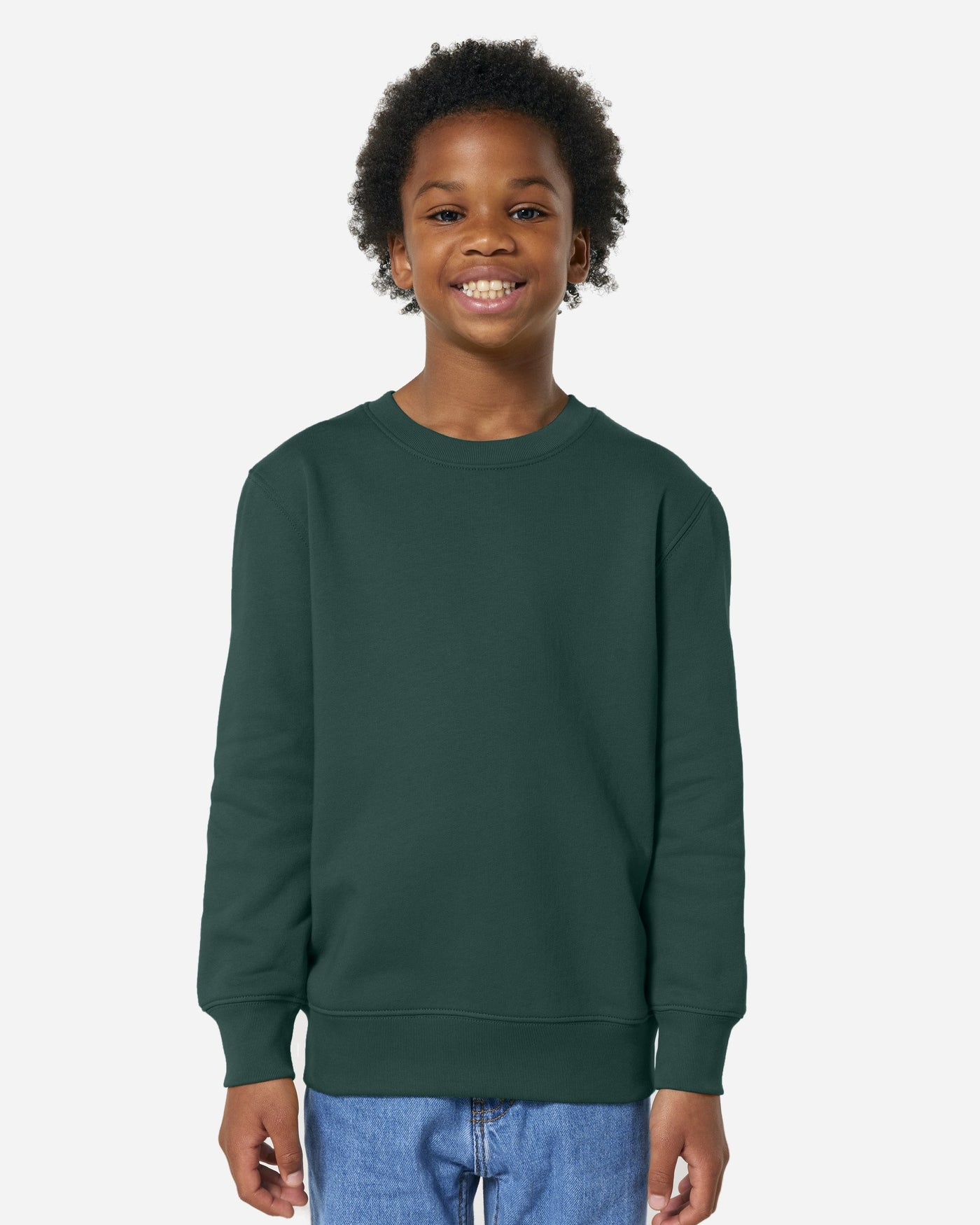 Sweat enfant Mini Changer 2.0 porté, coloris Glazed Green