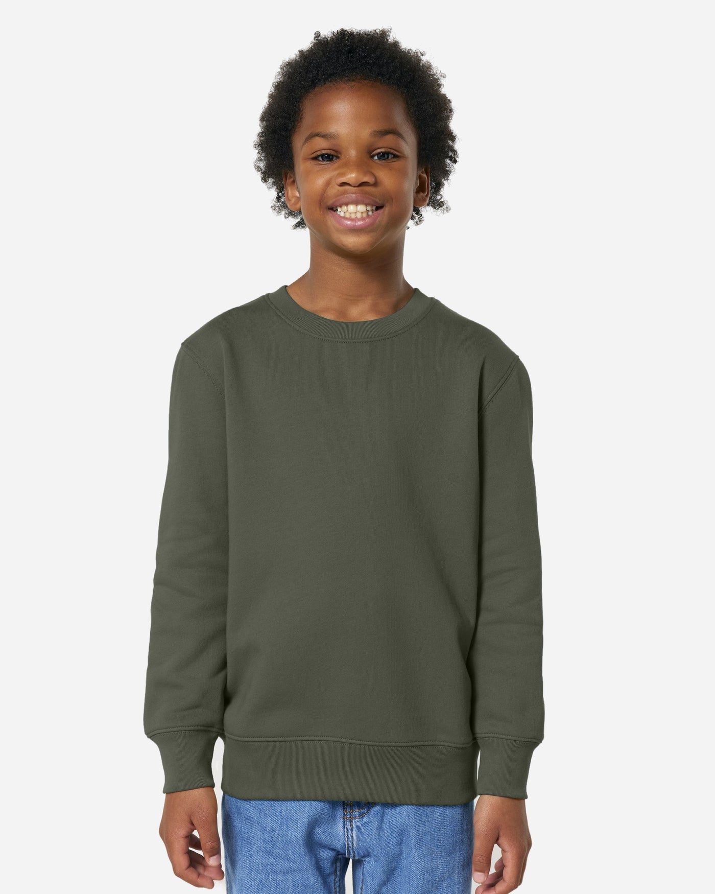 Sweat enfant Mini Changer 2.0 porté, coloris Khaki