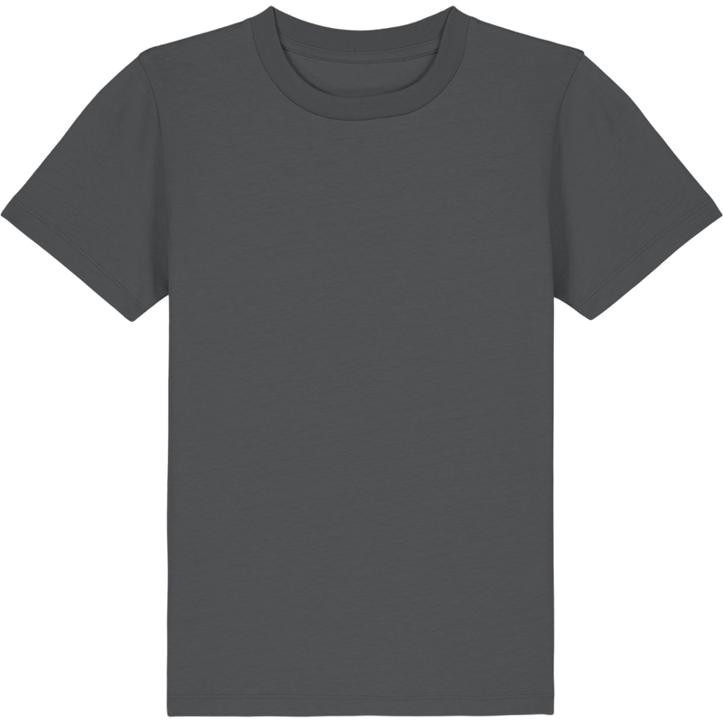 T-shirt enfant Mini Creator 2.0 à plat, coloris Anthracite