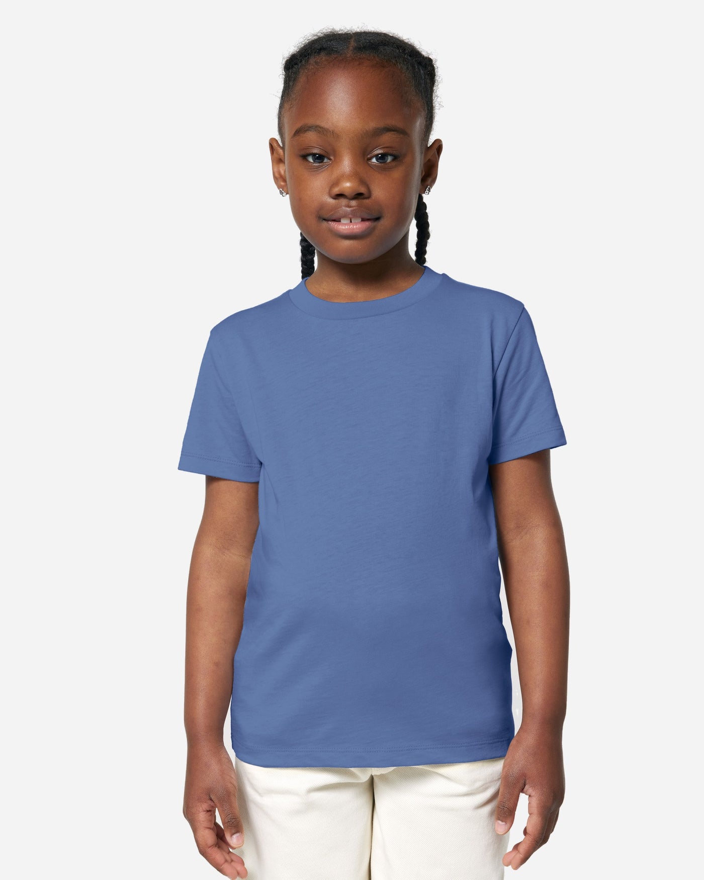 T-shirt enfant Mini Creator 2.0 porté, coloris Bright Blue