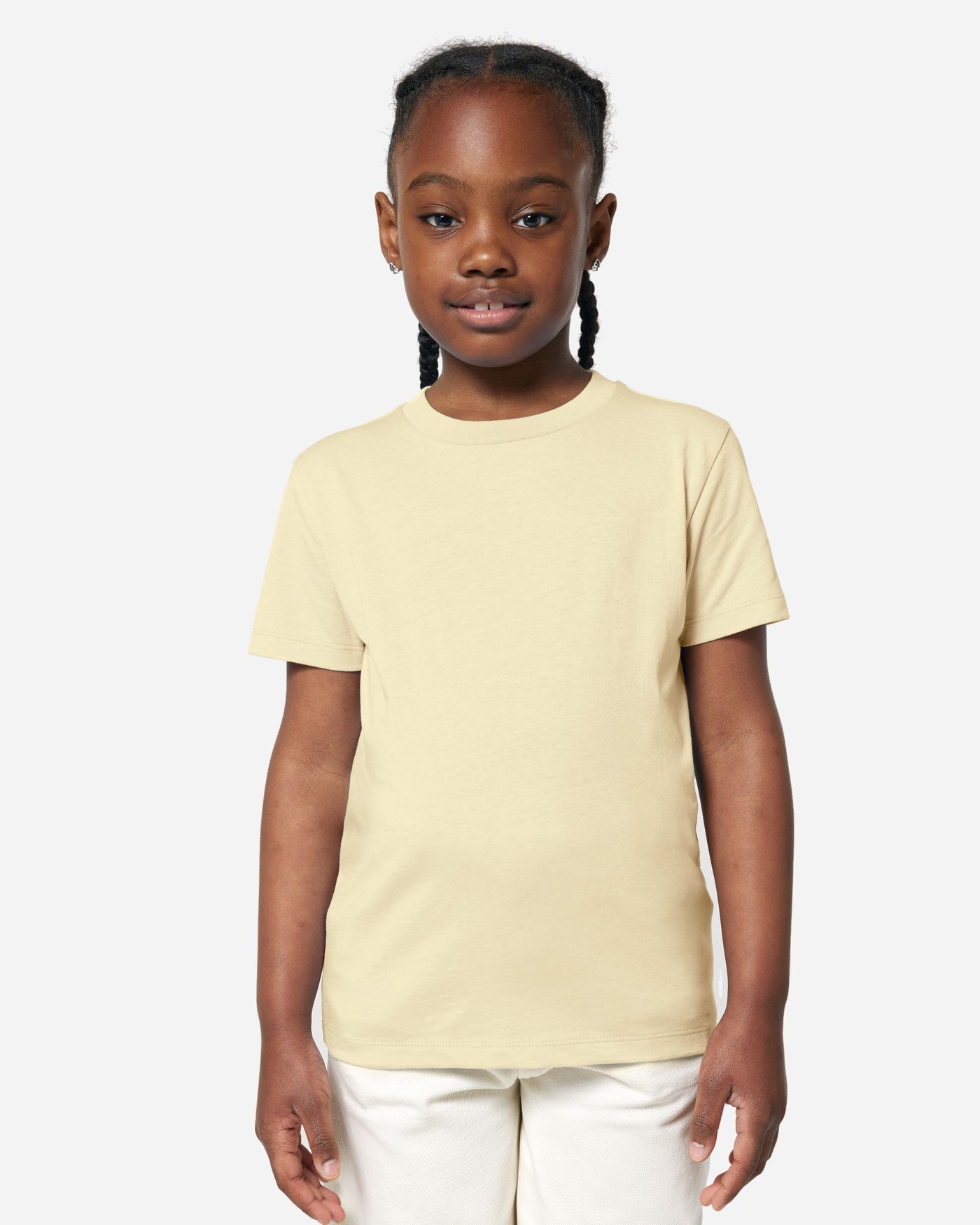T-shirt enfant Mini Creator 2.0 porté, coloris Butter