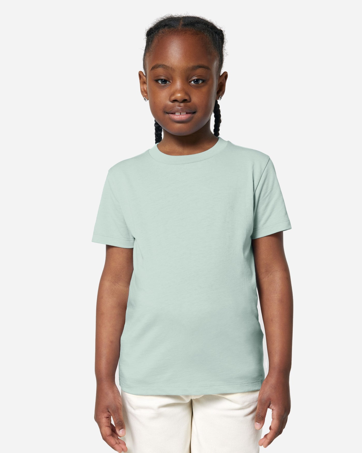 T-shirt enfant Mini Creator 2.0 porté, coloris Caribbean Blue