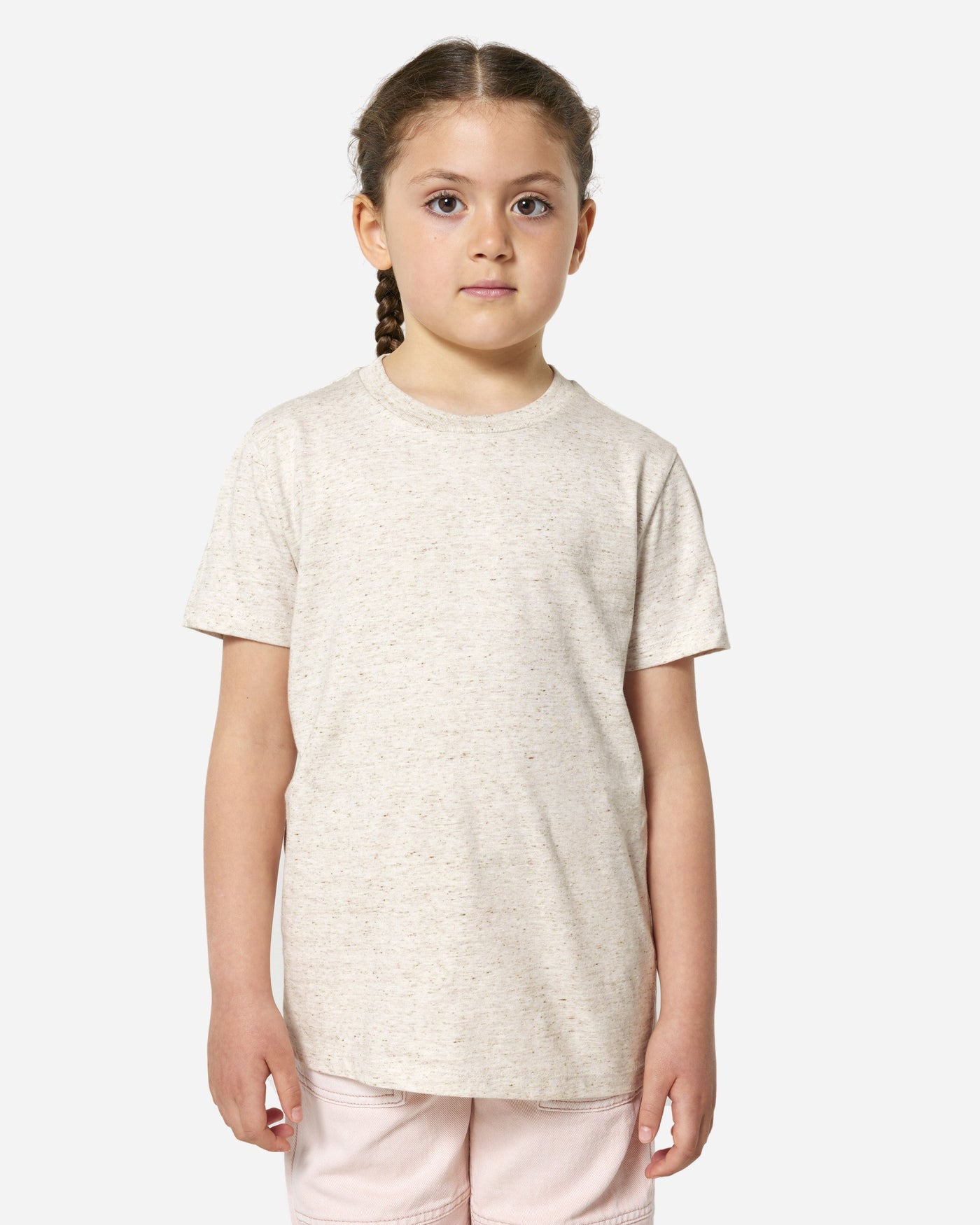 T-shirt enfant Mini Creator 2.0 porté, coloris Eco-Heather