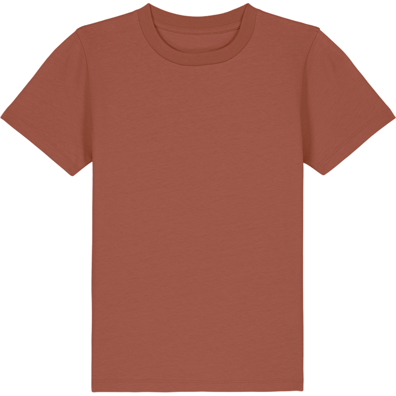 T-shirt enfant Mini Creator 2.0 à plat, coloris Heritage Brown