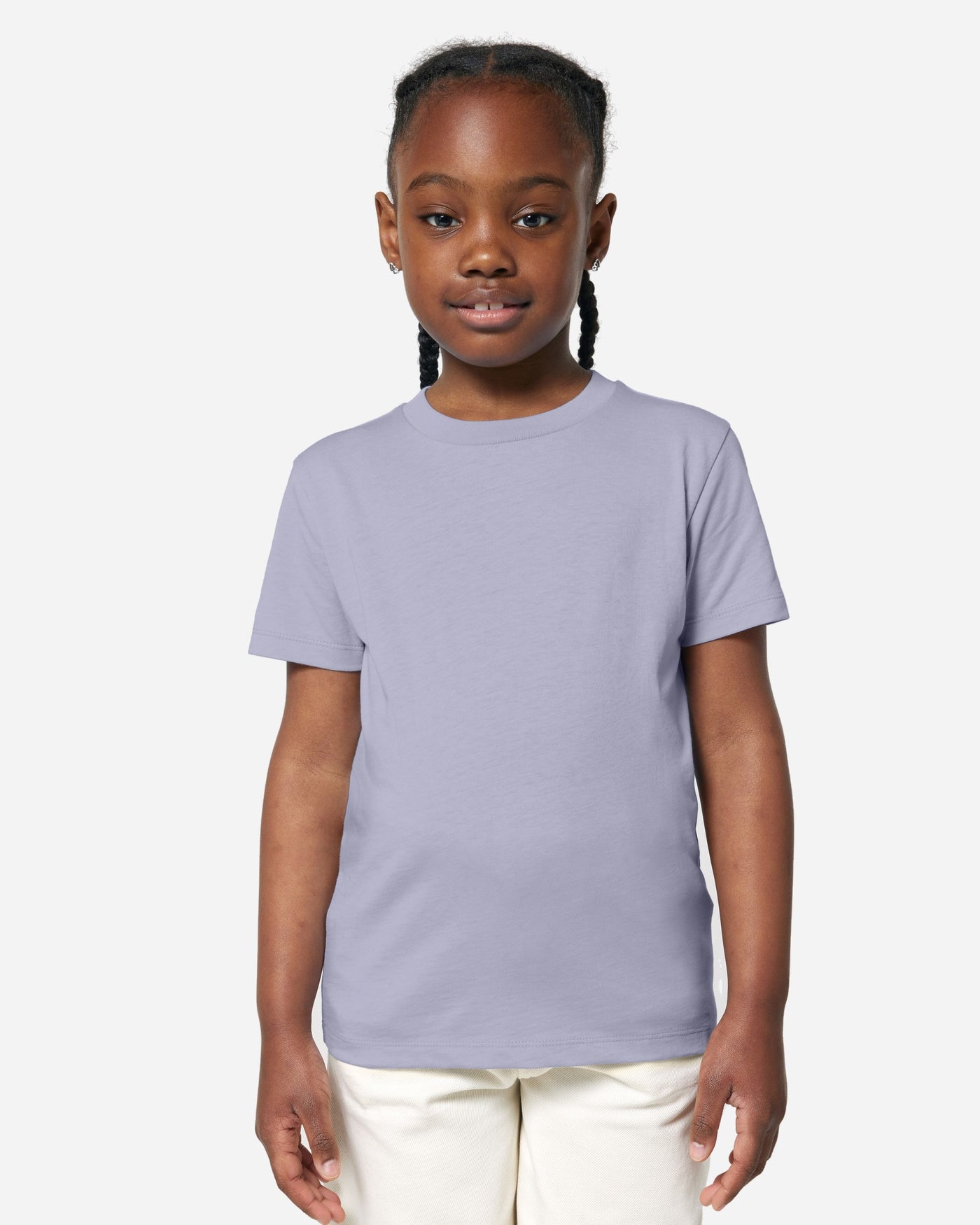 T-shirt enfant Mini Creator 2.0 porté, coloris Lavender