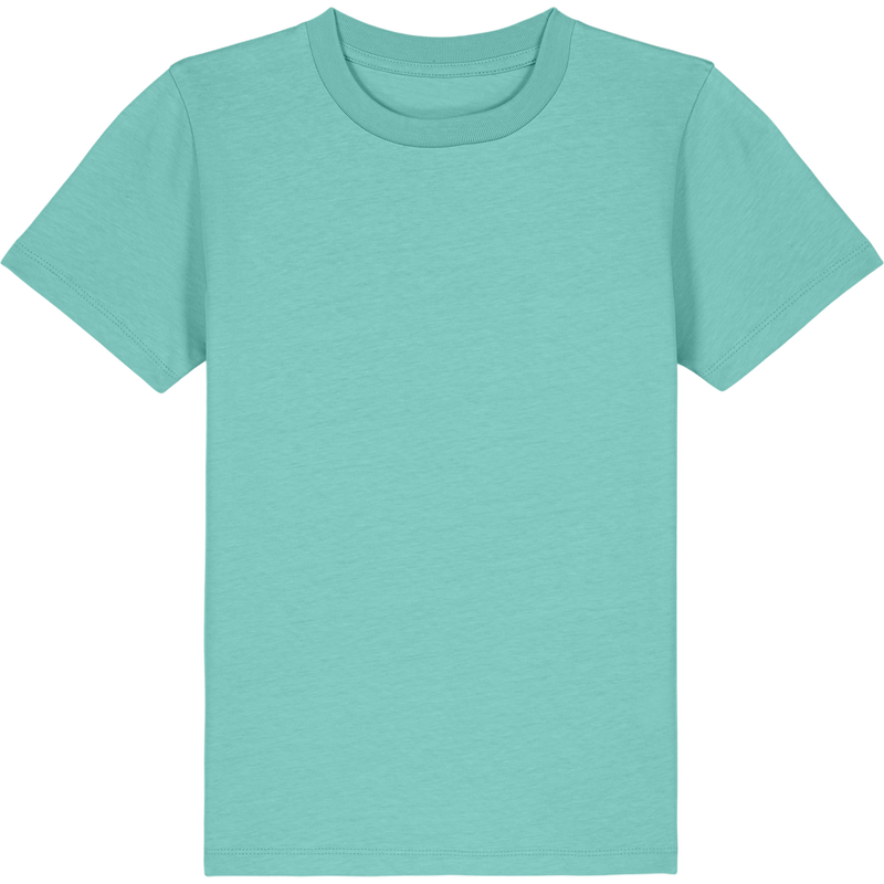 T-shirt enfant Mini Creator 2.0 à plat, coloris Pool Blue