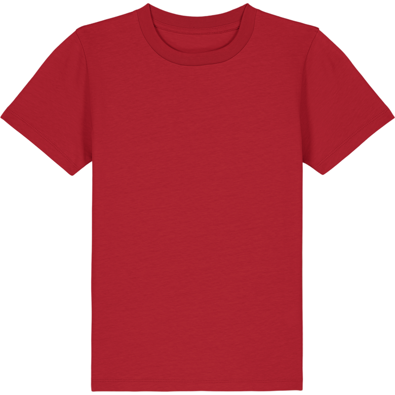T-shirt enfant Mini Creator 2.0 à plat, coloris Red