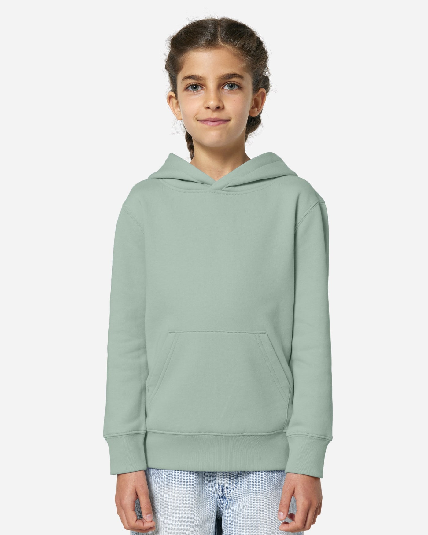 Sweat à capuche enfant Mini Cruiser 2.0 porté, coloris Aloe