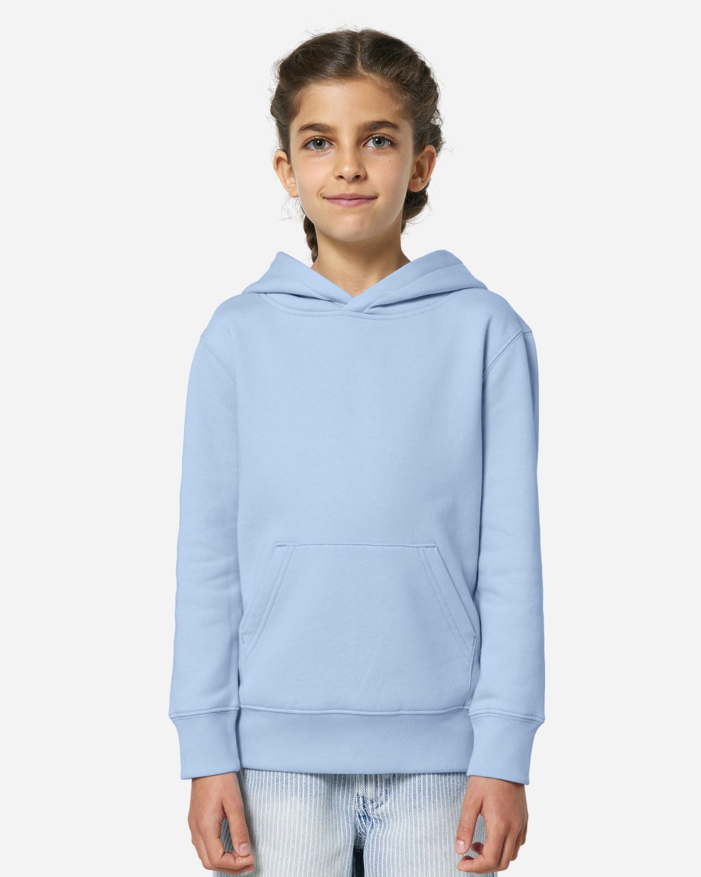 Sweat à capuche enfant Mini Cruiser 2.0 porté, coloris Blue Soul