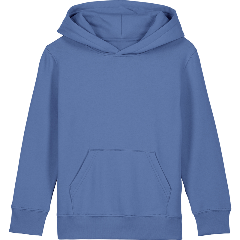Sweat à capuche enfant Mini Cruiser 2.0 à plat, coloris Bright Blue