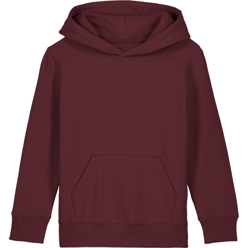 Sweat à capuche enfant Mini Cruiser 2.0 à plat, coloris Burgundy