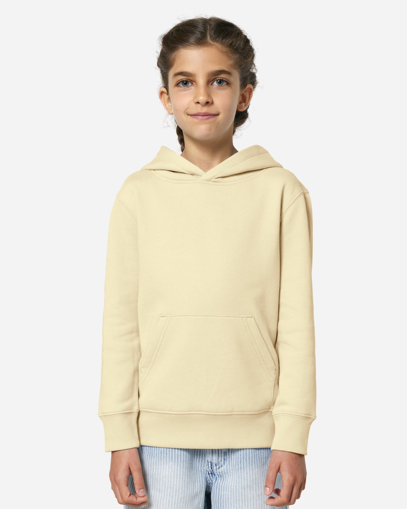 Sweat à capuche enfant Mini Cruiser 2.0 porté, coloris Butter