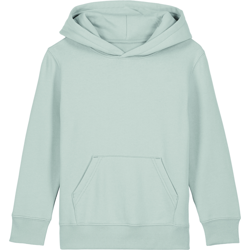 Sweat à capuche enfant Mini Cruiser 2.0 à plat, coloris Caribbean Blue