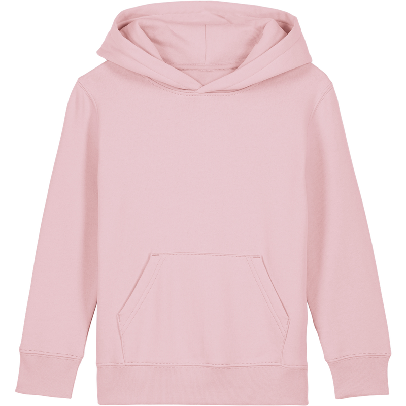 Sweat à capuche enfant Mini Cruiser 2.0 à plat, coloris Cotton Pink