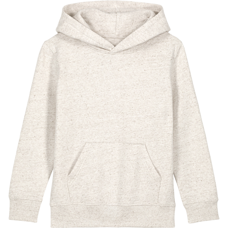 Sweat à capuche enfant Mini Cruiser 2.0 à plat, coloris Eco-Heather
