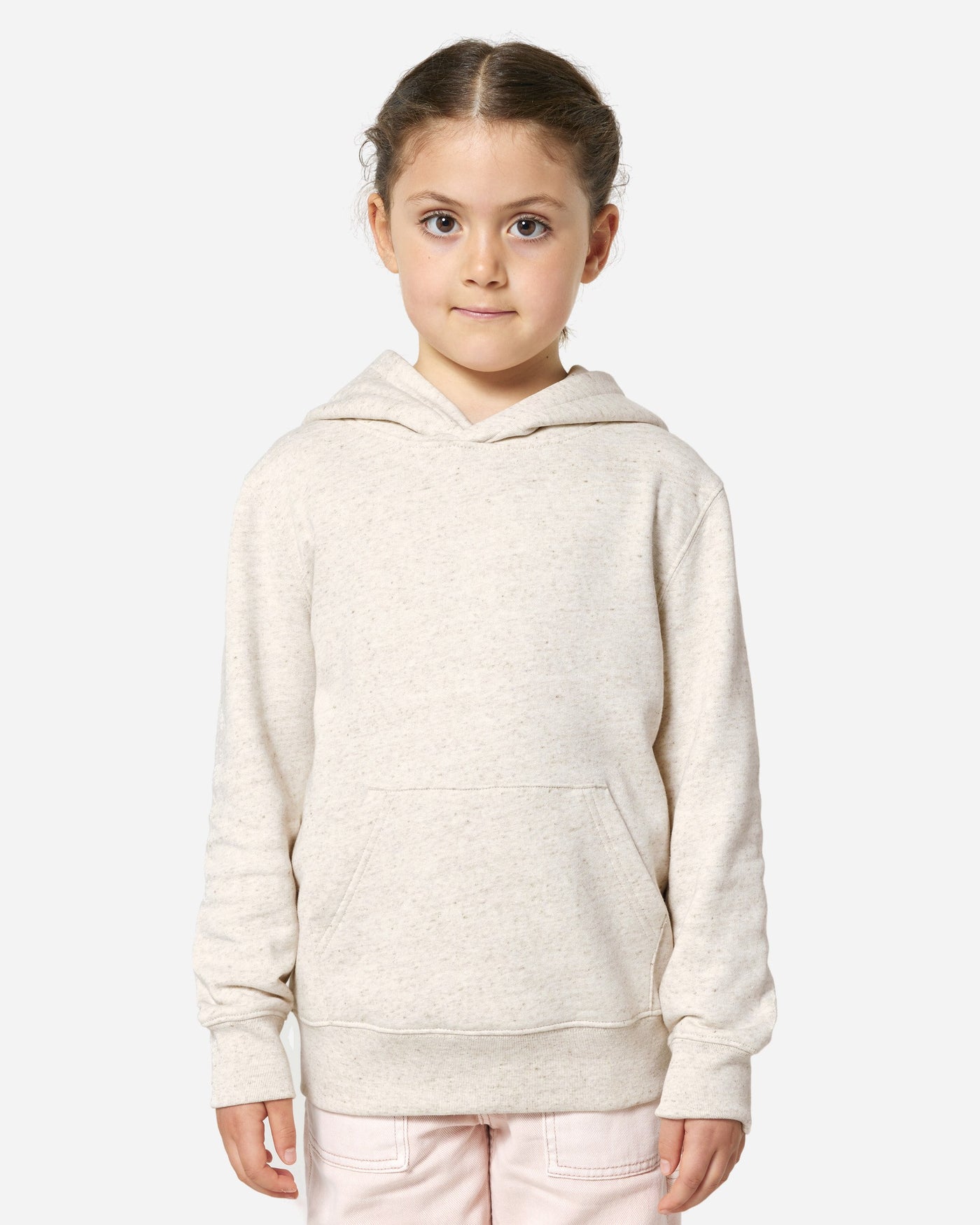 Sweat à capuche enfant Mini Cruiser 2.0 porté, coloris Eco-Heather