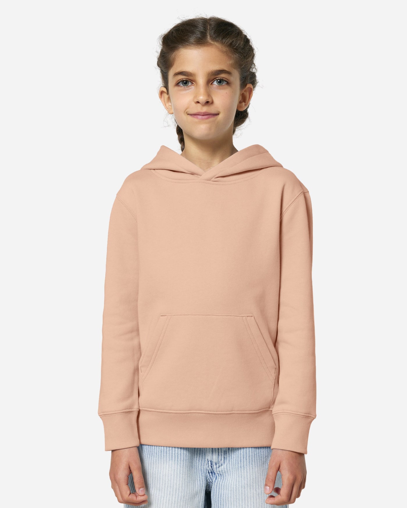 Sweat à capuche enfant Mini Cruiser 2.0 porté, coloris Fraiche Peche