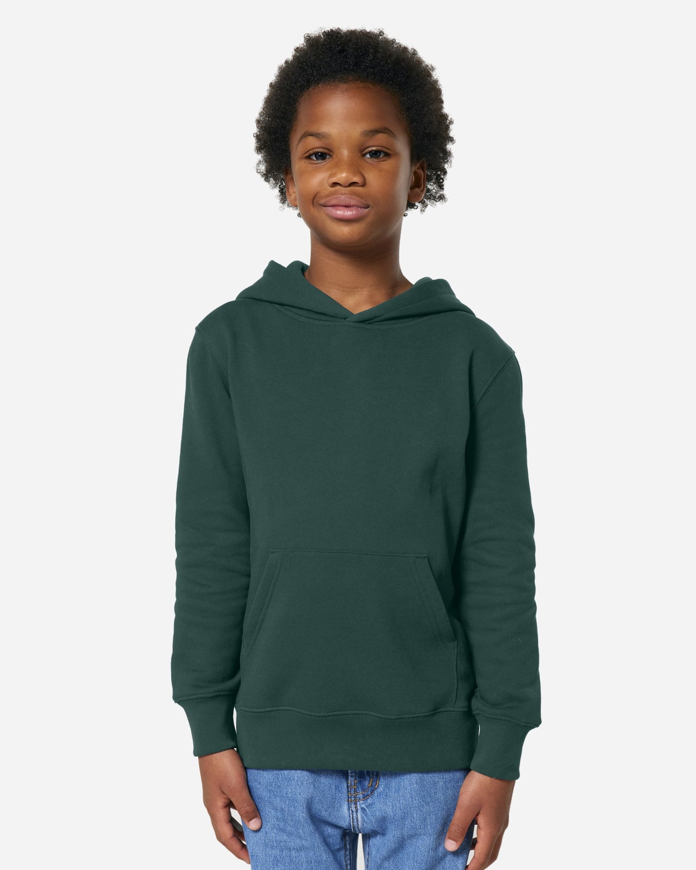 Sweat à capuche enfant Mini Cruiser 2.0 porté, coloris Glazed Green