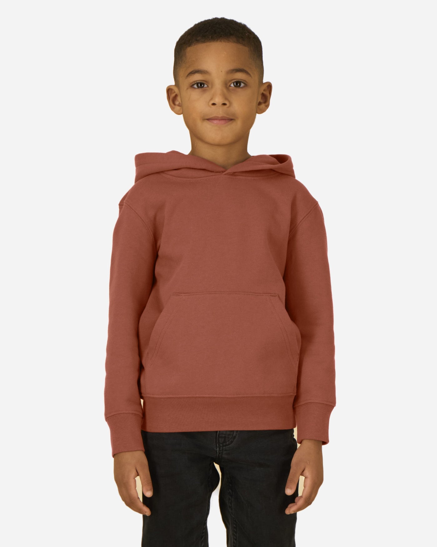 Sweat à capuche enfant Mini Cruiser 2.0 porté, coloris Heritage Brown