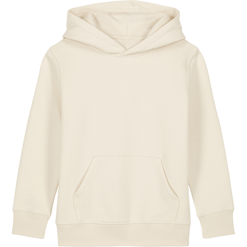 Sweat à capuche enfant Mini Cruiser 2.0 à plat, coloris Natural Raw