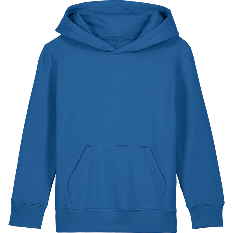 Sweat à capuche enfant Mini Cruiser 2.0 à plat, coloris Royal Blue