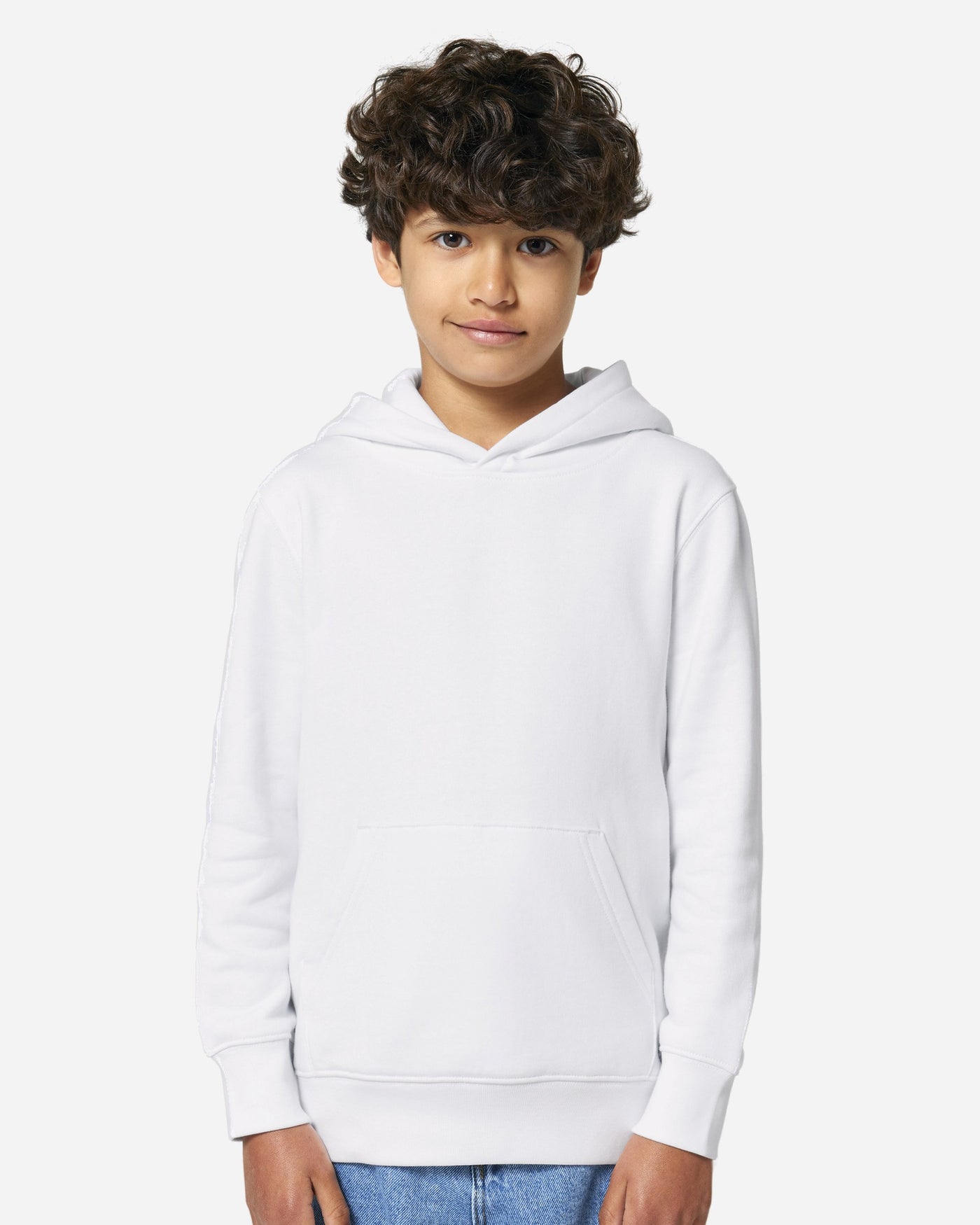 Sweat à capuche enfant Mini Cruiser 2.0 porté, coloris White