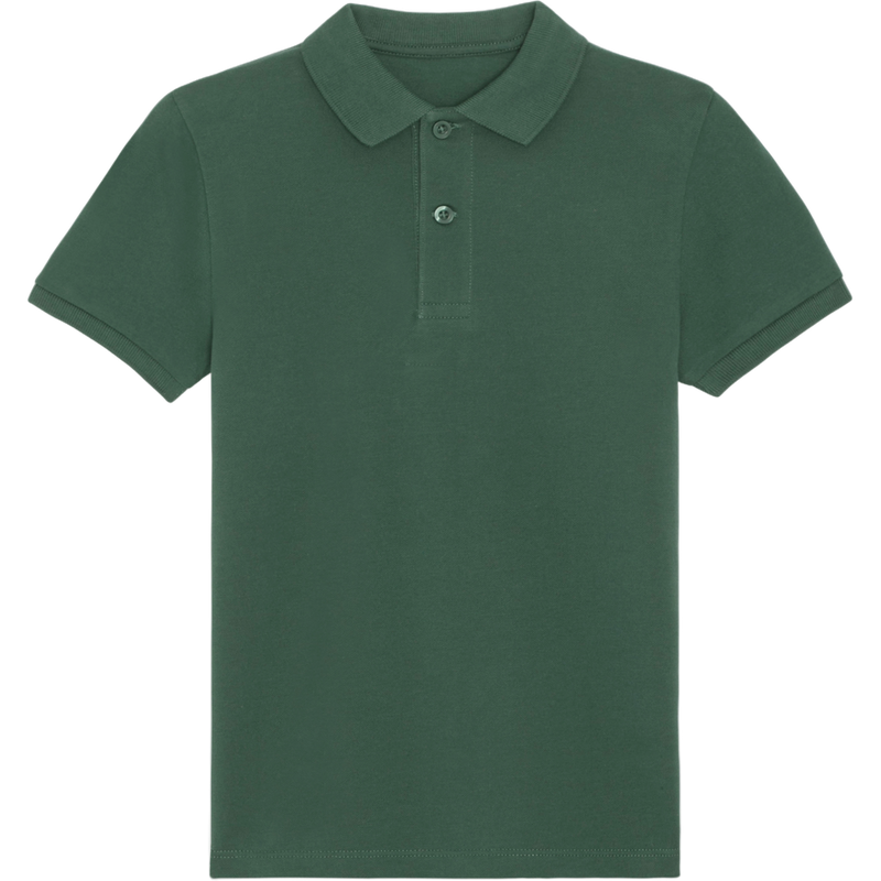 Polo enfant Mini Sprinter à plat, coloris Glazed Green
