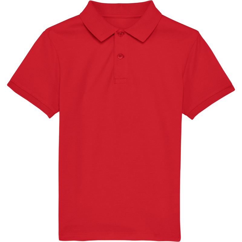 Polo enfant Mini Sprinter à plat, coloris Red