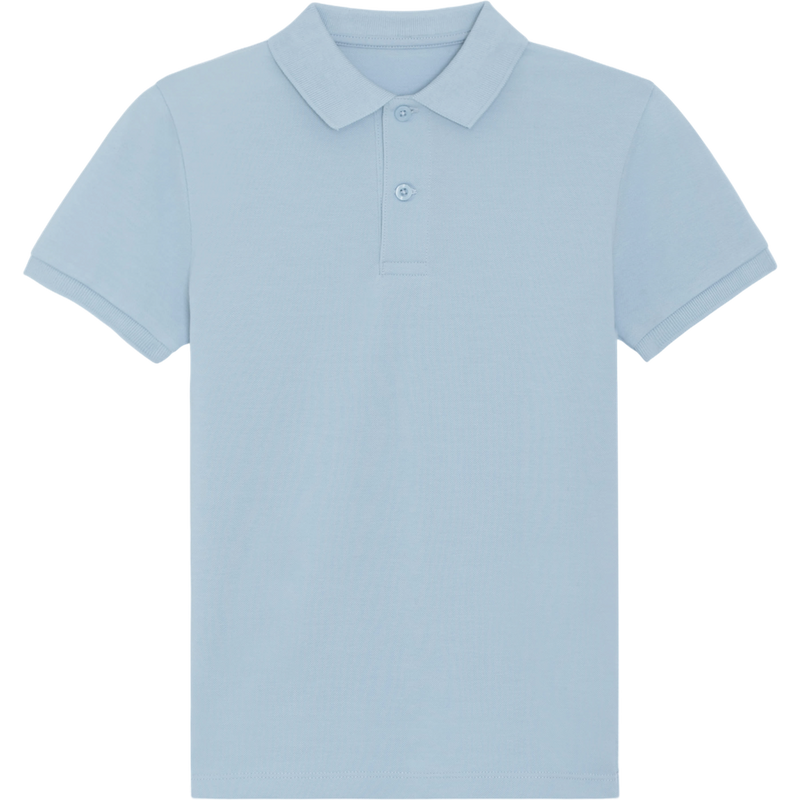 Polo enfant Mini Sprinter à plat, coloris Sky blue