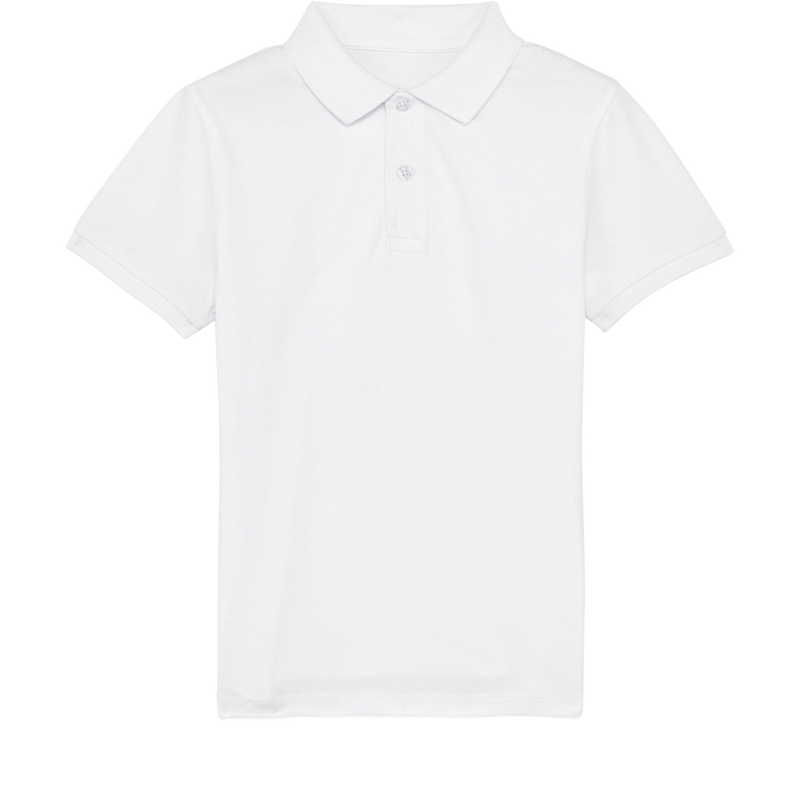 Polo enfant Mini Sprinter à plat, coloris White