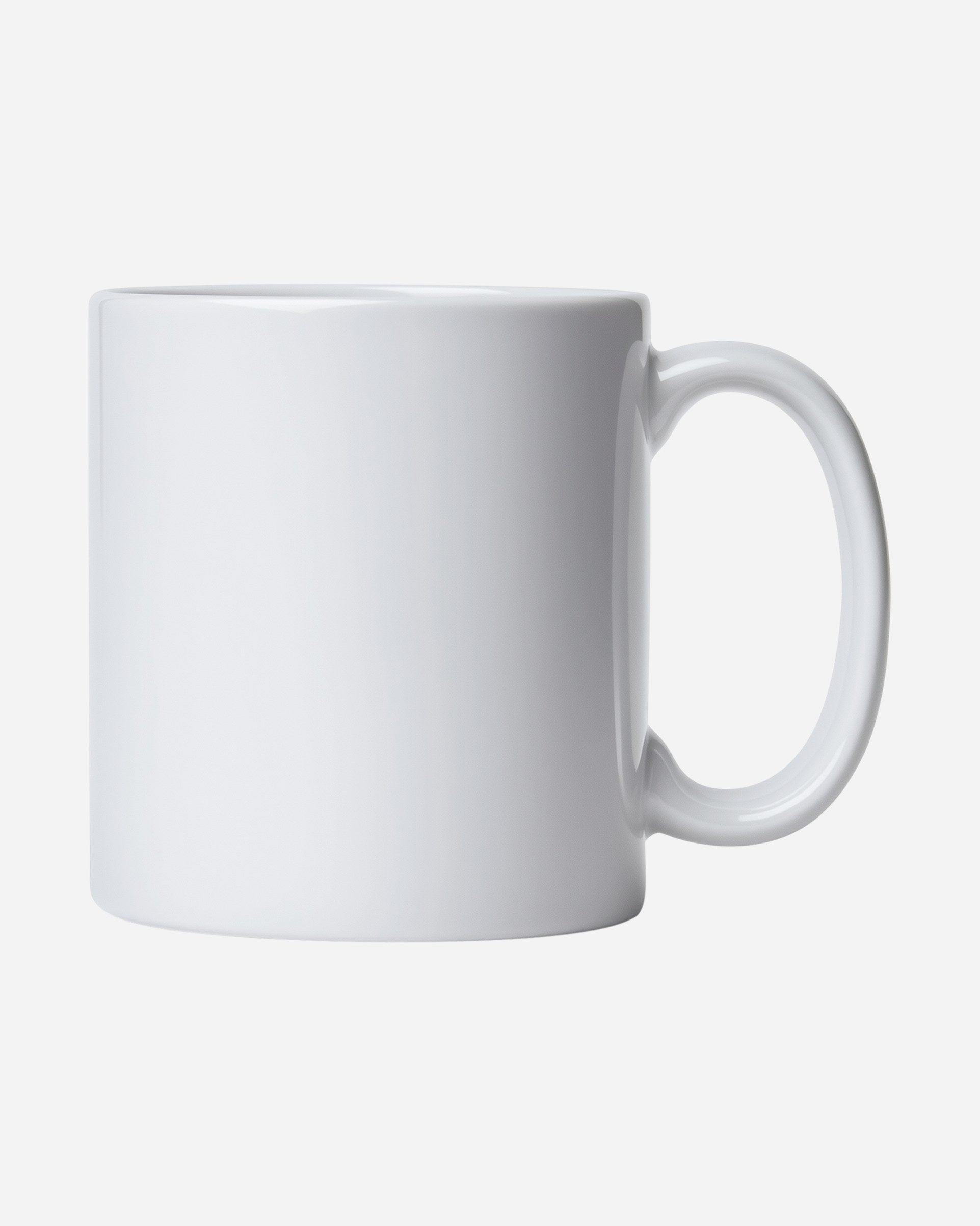 Mug en céramique blanc 33 cl porté, coloris White