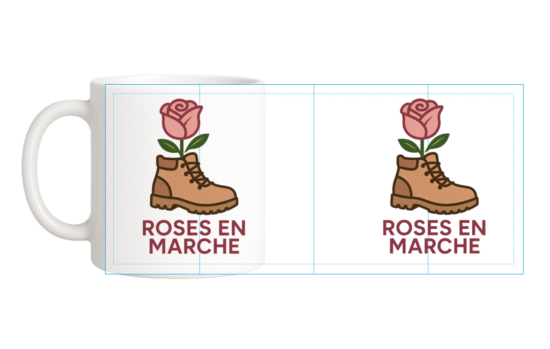 Mug céramique - Roses en Marche
