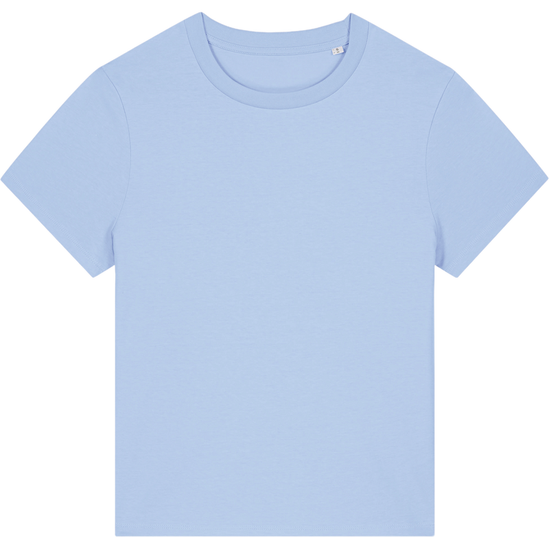 T-shirt femme Stella Muser à plat, coloris Blue Soul