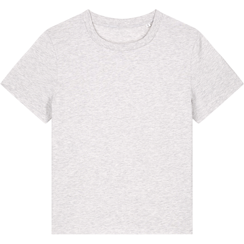 T-shirt femme Stella Muser à plat, coloris Cool Heather Grey