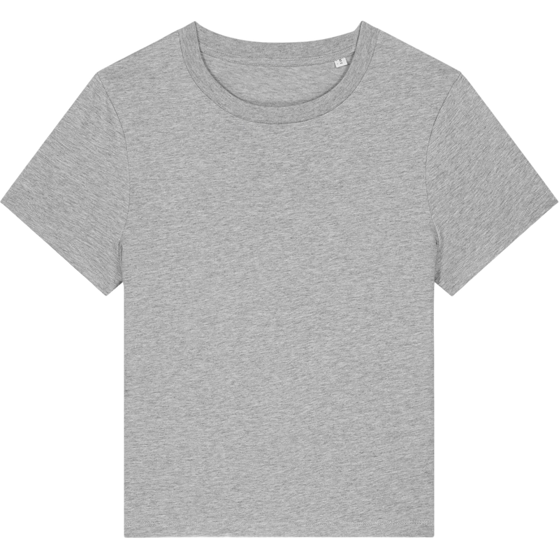 T-shirt femme Stella Muser à plat, coloris Heather Grey
