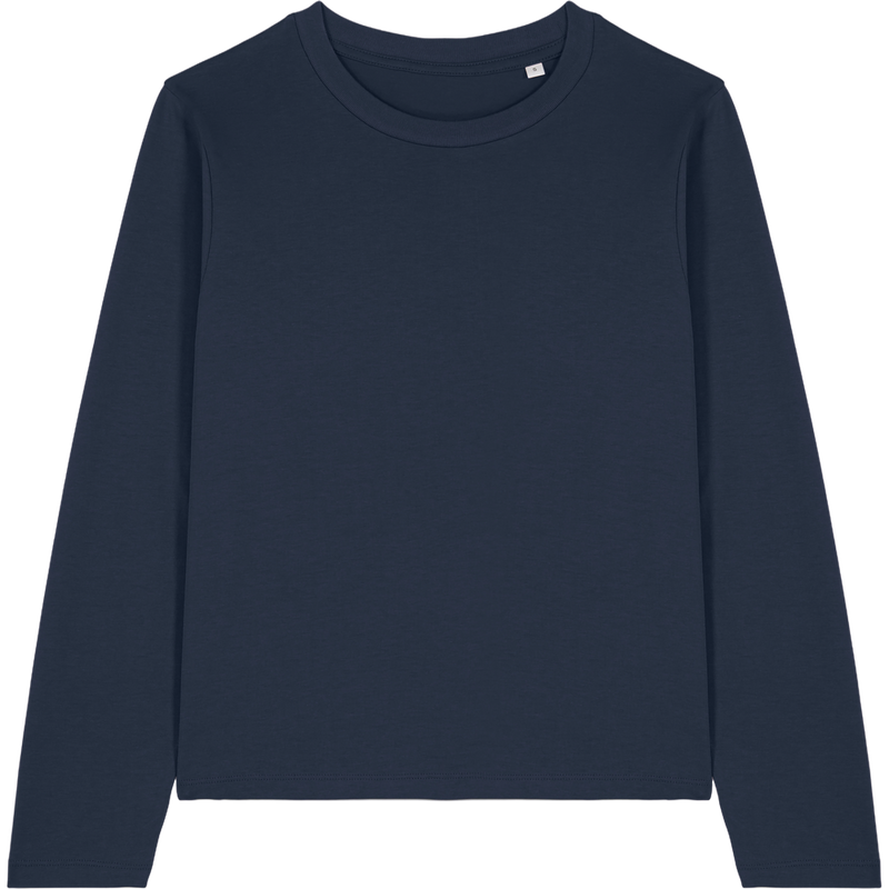 T-shirt femme Stella Muser Long Sleeve à plat, coloris French Navy