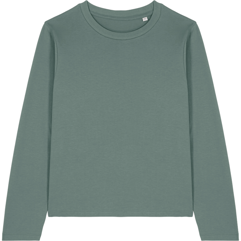 T-shirt femme Stella Muser Long Sleeve à plat, coloris Green Bay