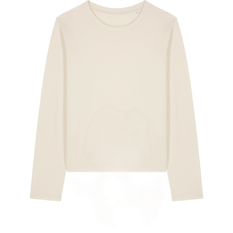 T-shirt femme Stella Muser Long Sleeve à plat, coloris Natural Raw