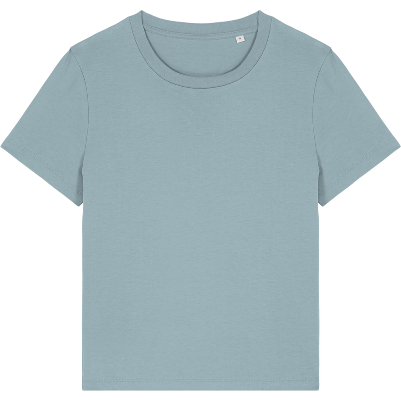 T-shirt femme Stella Muser à plat, coloris Pebble Blue