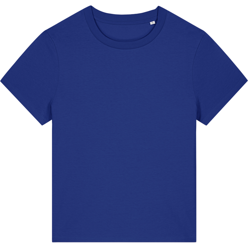 T-shirt femme Stella Muser à plat, coloris Worker Blue