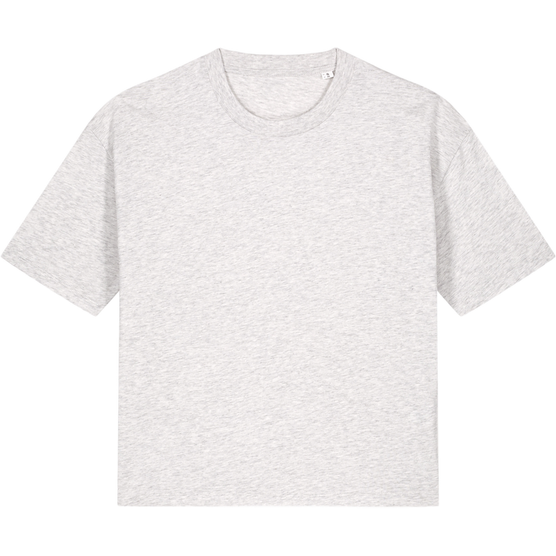 T-shirt femme Stella Nova à plat, coloris Cool Heather Grey