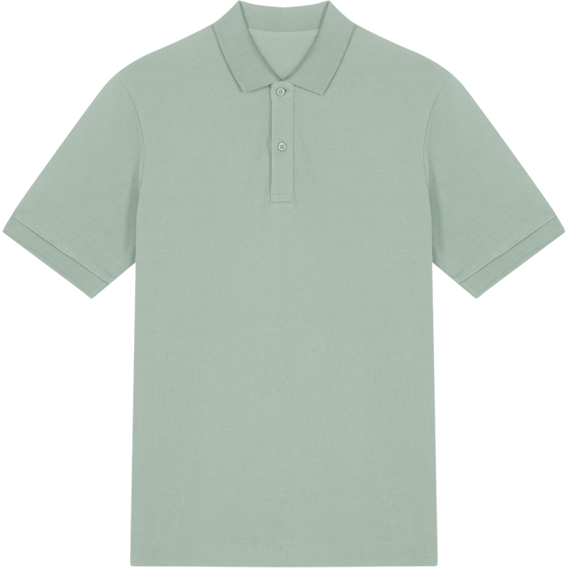 Polo unisexe Prepster 2.0 à plat, coloris Aloe