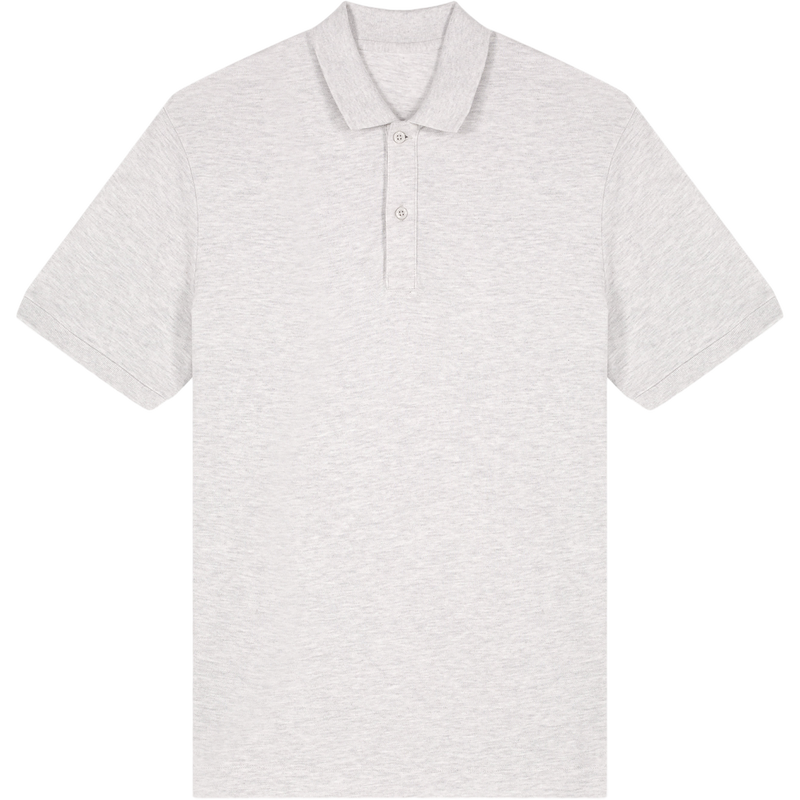 Polo unisexe Prepster 2.0 à plat, coloris Cool Heather Grey