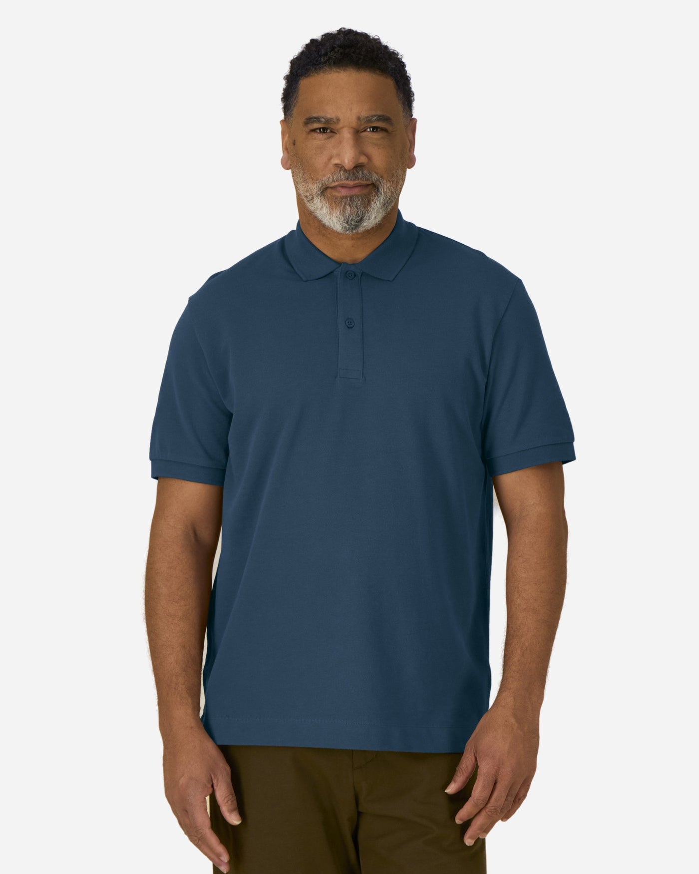 Polo unisexe Prepster 2.0 porté, coloris Deep Teal