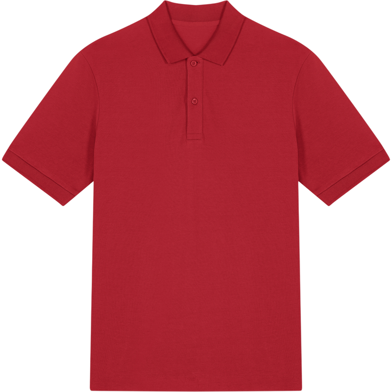 Polo unisexe Prepster 2.0 à plat, coloris Red